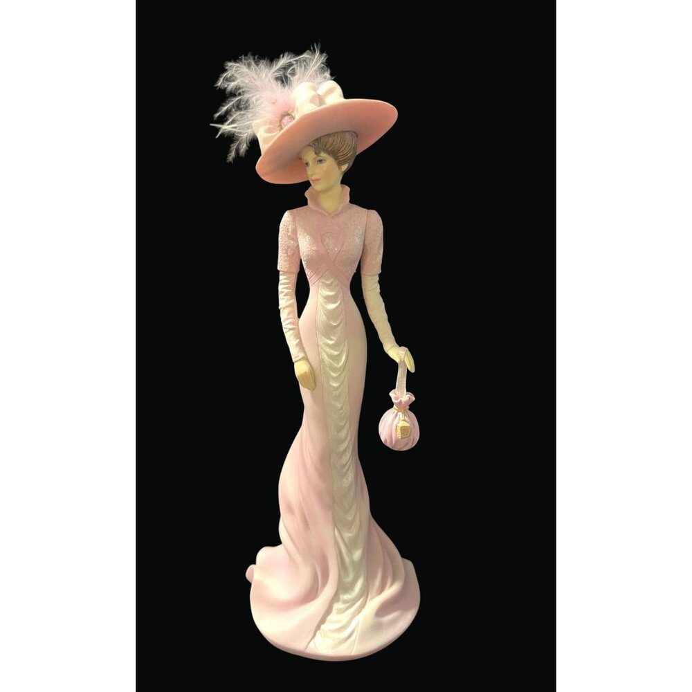Thomas Kinkade A Picture Of Faith Breast Cancer Figurine Limited Edition * N01 G